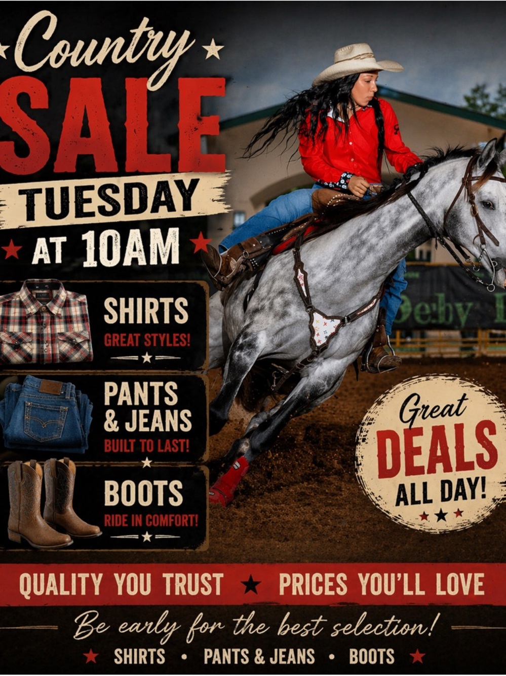 Country themed unlisted items